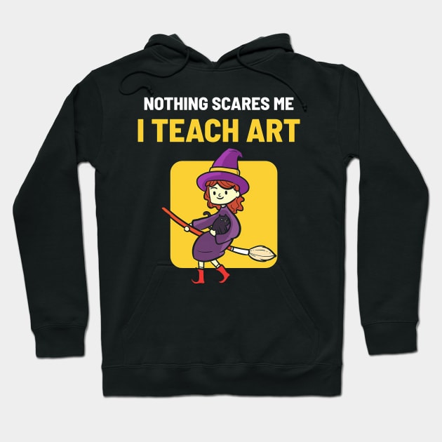 Art Teacher Halloween Costume Hoodie by Tatjana  Horvatić